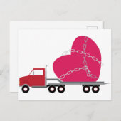 Valentijn Truck Briefkaart (Voorkant / Achterkant)
