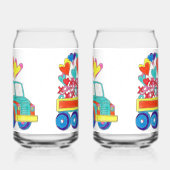 Valentijn Truck Soda Glass Blikvorm Glas (Links)