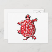 Valentijn Turtles Feestdagenkaart (Voorkant / Achterkant)