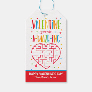 Valentijn U bent een maze-klaslokaal met MAZE Cadeaulabel