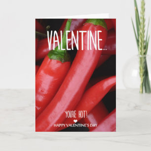 Valentijn, u is heet feestdagen kaart