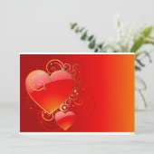 Valentijn Uitnodiging (Staand voorkant)
