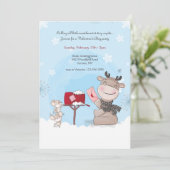 Valentijn Uitnodiging voor kinderen (Staand voorkant)