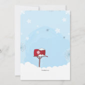 Valentijn Uitnodiging voor kinderen (Achterkant)