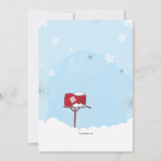 Valentijn Uitnodiging voor kinderen (Achterkant)