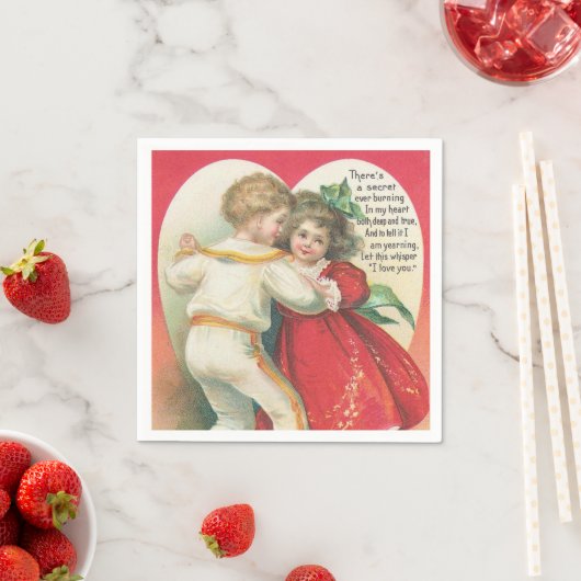  Valentijn Vakantiepapier servetten (Insitu)