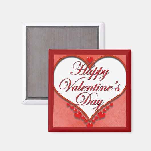 Valentijn van de hartslag magneet (Voorkant / Achterkant)