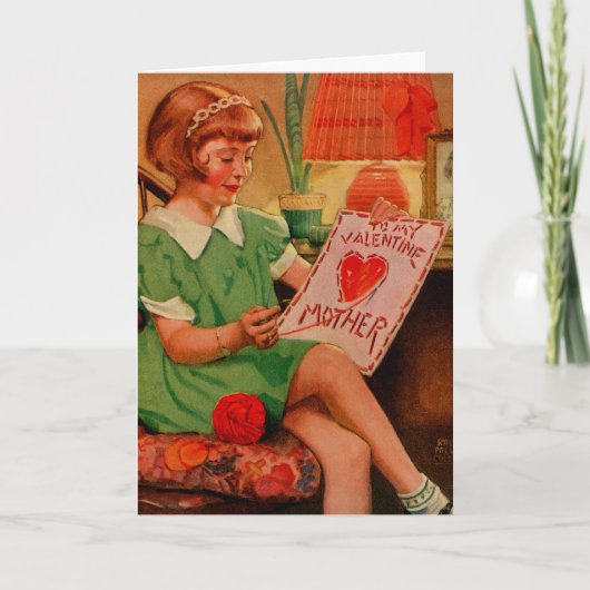 Valentijn van de moeder feestdagen kaart (Voorkant)