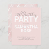 Valentijn van de waterverf 50e verjaardag (Voorkant / Achterkant)