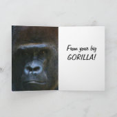 VALENTIJN VAN JE GORILLA-kaart Feestdagen Kaart (Binnen)