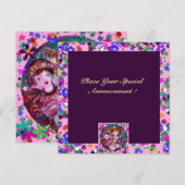 VALENTIJN VENETIAANS MASKERBAL KAART (Voorkant / Achterkant)