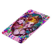 VALENTIJN VENETIAN MASQUERADE CONFETTI MAGNEET (Linkerzijde)