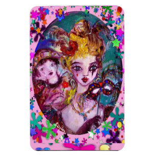 VALENTIJN VENETIAN MASQUERADE CONFETTI MAGNEET