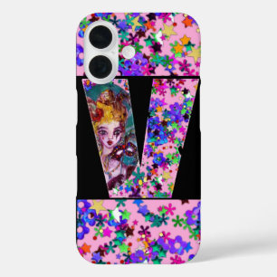 VALENTIJN VENETIAN MASQUERADE MONOGRAM/BRIEF iPhone 16 HOESJE