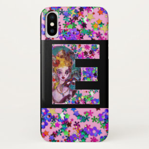 VALENTIJN VENETIAN MASQUERADE MONOGRAM E BRIEF iPhone X HOESJE