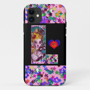 VALENTIJN VENETIAN MASQUERADE MONOGRAM F BRIEF iPhone 11 HOESJE