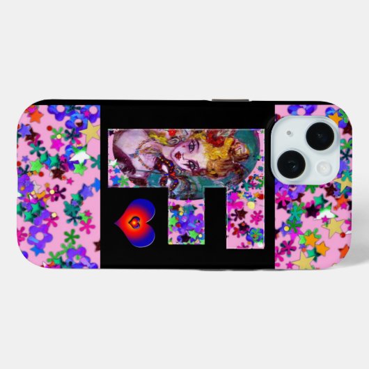 VALENTIJN VENETIAN MASQUERADE MONOGRAM F BRIEF Case-Mate iPhone CASE (Achterkant (horizontaal))