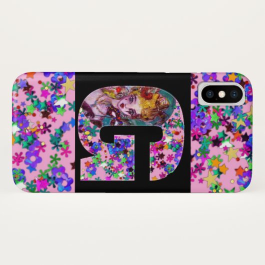 VALENTIJN VENETIAN MASQUERADE MONOGRAM G BRIEF Case-Mate iPhone CASE (Achterkant (horizontaal))