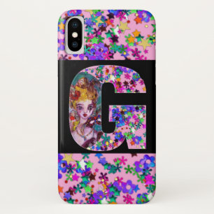VALENTIJN VENETIAN MASQUERADE MONOGRAM G BRIEF iPhone X HOESJE