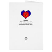 VALENTIJN VENETIAN MASQUERADE MONOGRAM I-BRIEF (Achterkant)