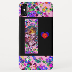 VALENTIJN VENETIAN MASQUERADE MONOGRAM I-BRIEF iPhone XS MAX HOESJE