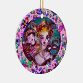 VALENTIJN VENETIAN MASQUERADE MONOGRAM N BRIEF KERAMISCH ORNAMENT (Rechts)