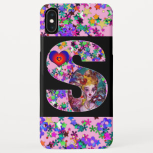 VALENTIJN VENETIAN MASQUERADE MONOGRAM S BRIEF iPhone XS MAX HOESJE