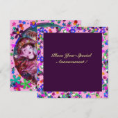 VALENTIJN VENETIAN MASQUERADE PARTIJ KAART (Voorkant / Achterkant)