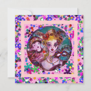 VALENTIJN VENETIAN MASQUERADE PARTIJ KAART