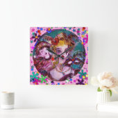 VALENTIJN VENETIAN MASQUERADE PARTIJ VIERKANTE KLOK (Huis)