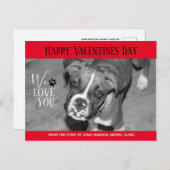 Valentijn Veterinary Holiday Cards Briefkaart (Voorkant / Achterkant)