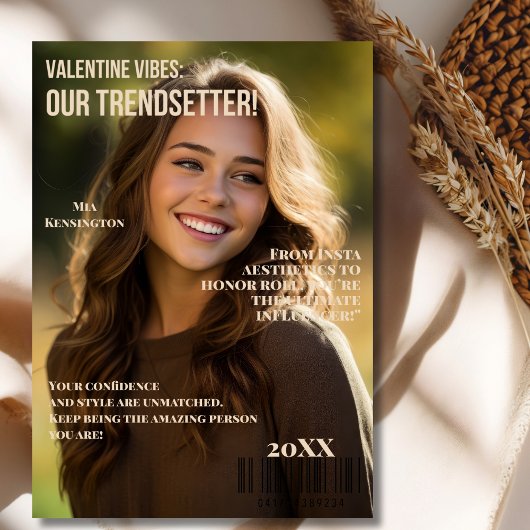 Valentijn Vibes: Trendsetter Tribute Kaart