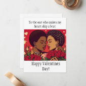 Valentijn viering van LGBTQI-Romance Notitiekaartje (Voorkant / Achterkant in situ)