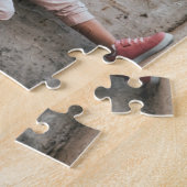 Valentijn voor hart en foto Gift Jigzaag Puzzle Legpuzzel (Zijkant)