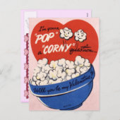 Valentijn voor kinderen feestdagenkaart (Voorkant / Achterkant)