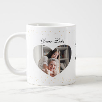 Valentijn voor kleinkind Foto Extra Grote Beker