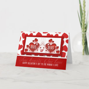 Valentijn voor Lesbische Partner Twee van het Feestdagen Kaart