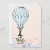  Valentijn voor warme luchtballon Kaart (Achterkant)