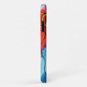 Valentijn waterverf rode hartballonnen Case-Mate iPhone case (Achterkant/rechts)