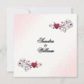 Valentijn Wedding Uitnodiging (Achterkant)