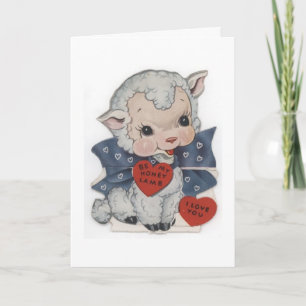  Valentijn - Wees mijn honinglam, Feestdagen Kaart