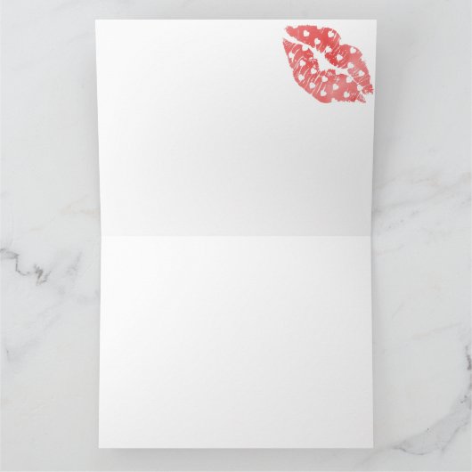 Valentijn Wenskaart Kaart (Binnen)