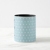 Valentijn Whole Lotta Love Hearts Blue Mok (Midden)