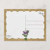 Valentijn Wisteria Feestdagenkaart (Achterkant)