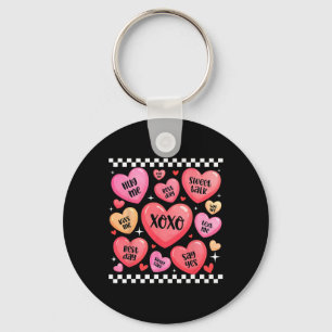 Valentijn Xoxo Zoete Praat Harten Knuffel Me Kus M Sleutelhanger