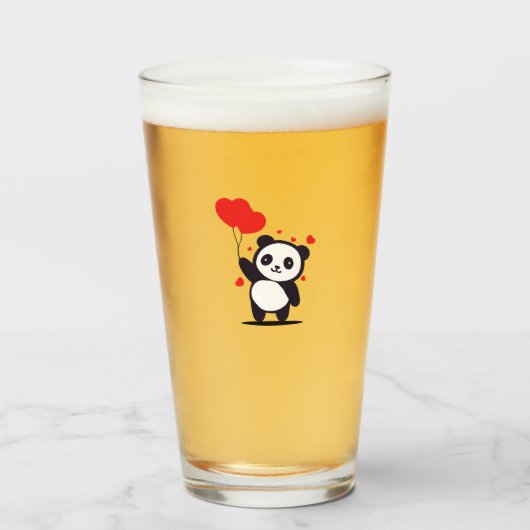 valentijndag glas (Voorkant gevuld)