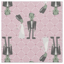 valentijnen Bruid Frankenstein Monster Roze Harten