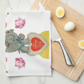 valentijnen houden van handdoeken (Quarter Fold)