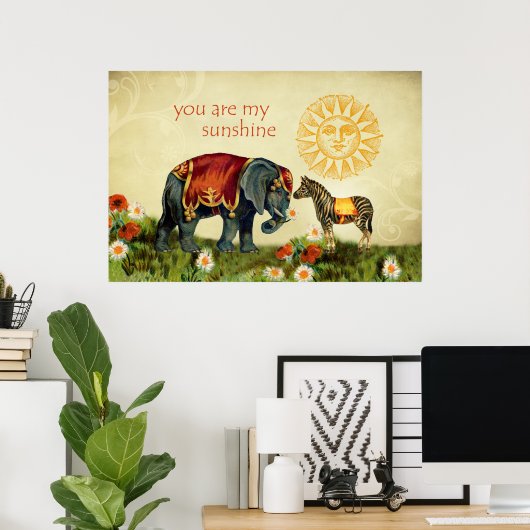 Valentijnen in Love Collage Poster (Thuiskantoor)