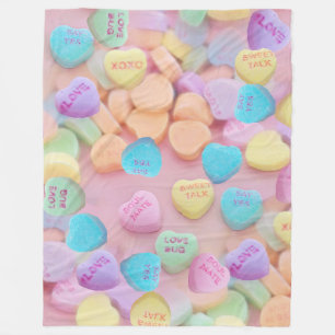 valentijnen snoep harten deken